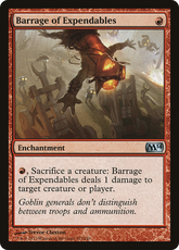 Barreira de Descartáveis / Barrage of Expendables - Magic: The Gathering - MoxLand